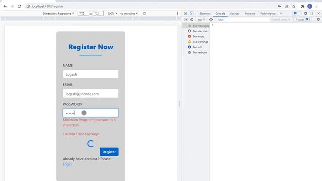 Angular Login & Register in Tamil - 7 - Loading spinner on API call | Button disable смотреть онлайн