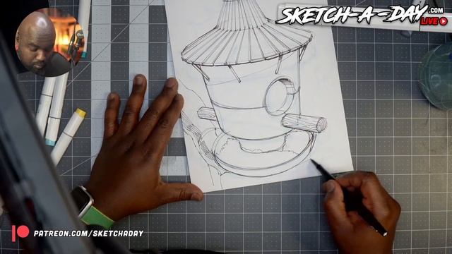 Weekly sketch challenge and How to draw a birdhouse - January 21, 2022 смотреть онлайн