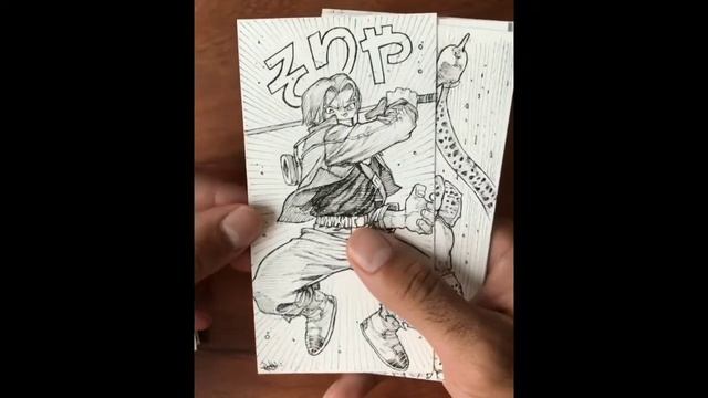 Dragon Ball Z sketchbook tour of koteri ink | Dragon Ball Z drawing. смотреть онлайн