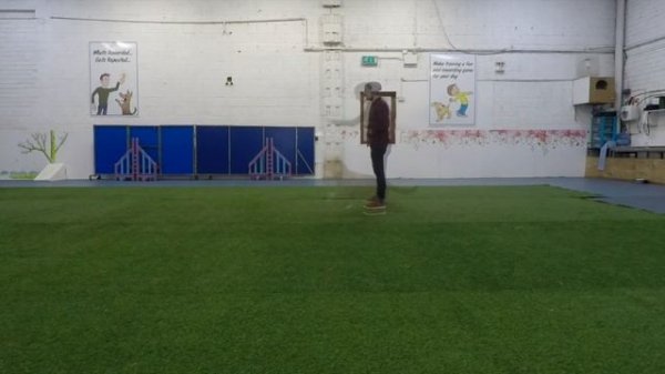 Puppy Trick Training | How to teach a Dog 'Middle' / 'Peek-A-Boo' | Full Training Tutorial