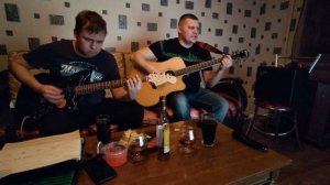 Король и Шут   -  Кузьма и Барин . Кавер   на гитарах.   Соло    вокал  ритм .