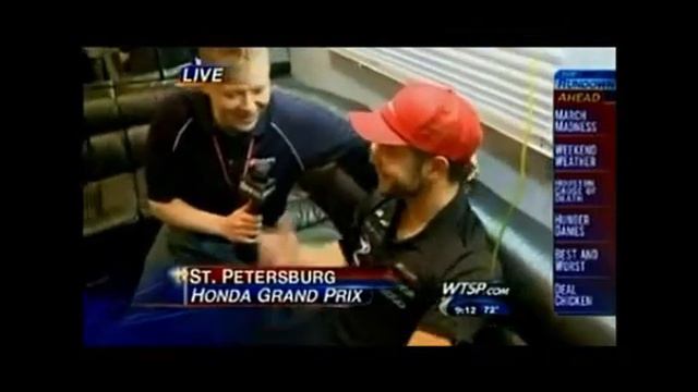 IndyCar Driver E.J. Viso Receiving IV Nutrition смотреть онлайн