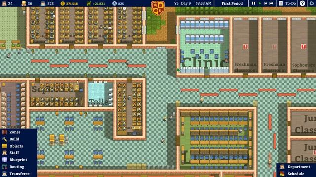 ШКОЛА ПОСТРОЕНА #13 Прохождение Academia School Simulator смотреть онлайн