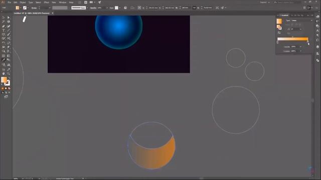 №12 Эффект свечения в Adobe Illustrator смотреть онлайн