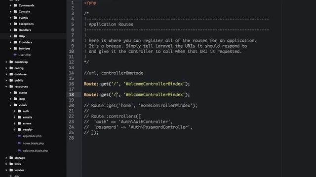 Belajar Laravel ( Dasar Route - Controller - View ) смотреть онлайн