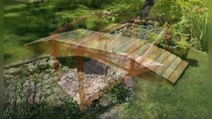 Декоративные мостики для сада. Идеи деревянных мостиков для дачи своими руками