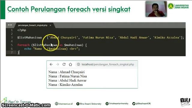 Perulangan, Array dan Fungsi #Perulangan#Array#Function смотреть онлайн
