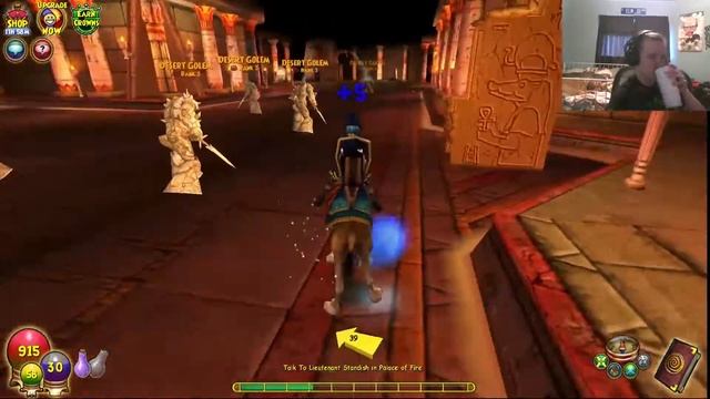 The Throne Room of Fire! | Wizard101 Myth Walkthrough #12 смотреть онлайн