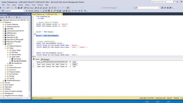 Graph Database SQL Server 2017 | Latest Features in SQL Server 2017 смотреть онлайн