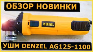 БОЛГАРКА DENZEL AG125-1100 С РЕГУЛИРОВКОЙ ОБОРОТОВ |НОВИНКА НА РЫНКЕ | КАКУЮ БОЛГАРКУ ВЫБРАТЬ