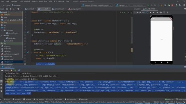 عرض البيانات على تطبيق flutter بإستخدام node.js ,mysql backend смотреть онлайн