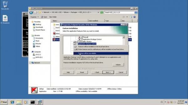 Kaspersky | Install kaspersky Endpoint Security 10 on Windows Server 2012 R2 - Part 2 | Linux0