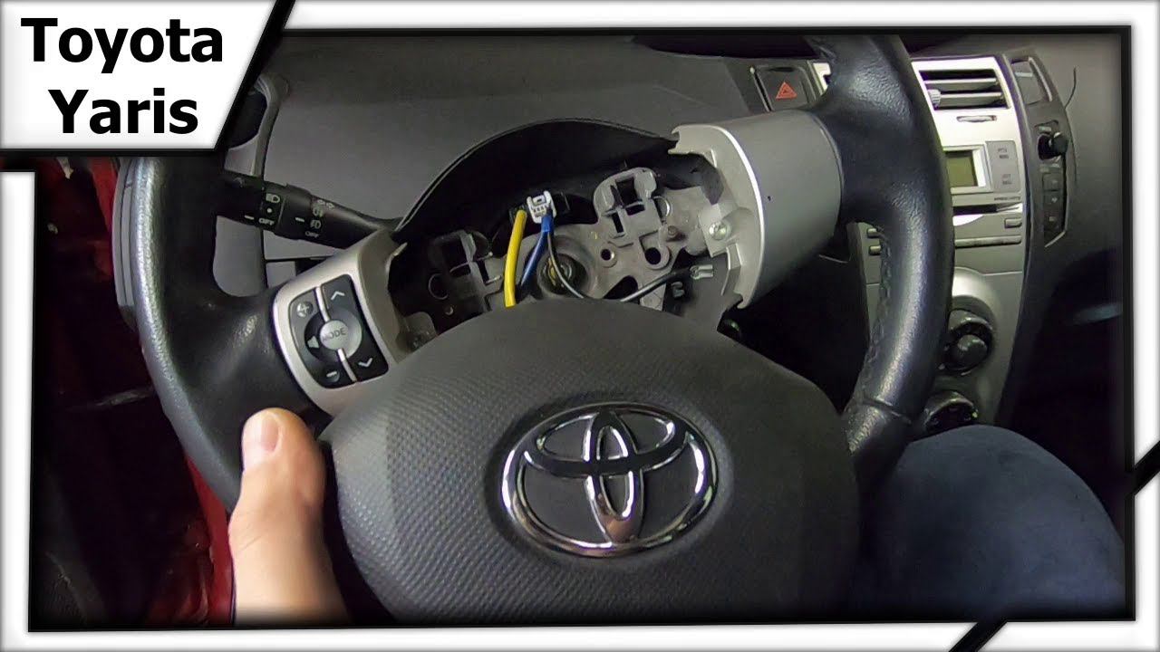 Снимаем Airbag Toyota Yaris