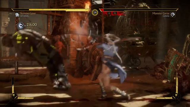 Mortal Kombat 11 Summer Love Kitana VS Monster Geras 1 VS 1 Fight смотреть онлайн