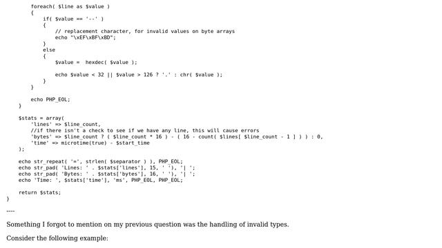 Code Review: PHP function to create a Hex dump - Follow up смотреть онлайн