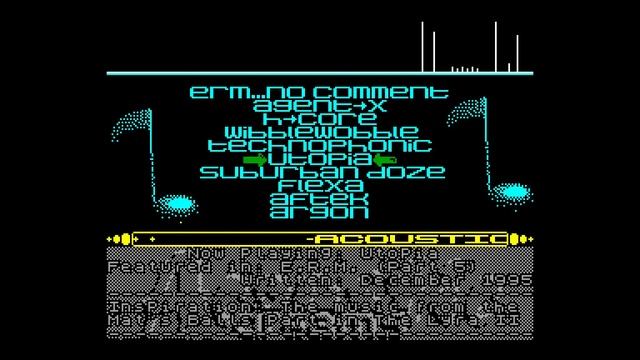 Acoustic Dreams - Gasman / Zero International Association [#zx spectrum AY Music Demo] смотреть онлайн