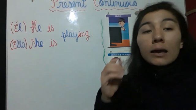 Present Continuous: he, she смотреть онлайн