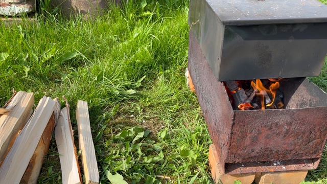 Дикая утка горячего копчения, процесс копчения .