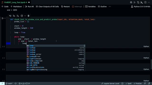FinBERT Sentiment Analysis for Long Text Corpus with much more than 512 Tokens NLP | PART -1 смотреть онлайн