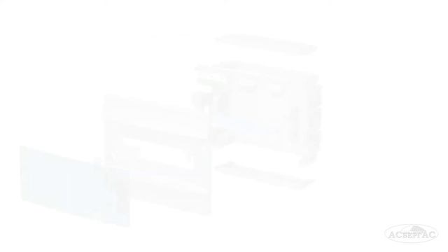 ABB Mistral41F-8M - Бокс встраиваемый на 8 модулей с прозрачной дверцей (1SLM004101A2202) смотреть онлайн