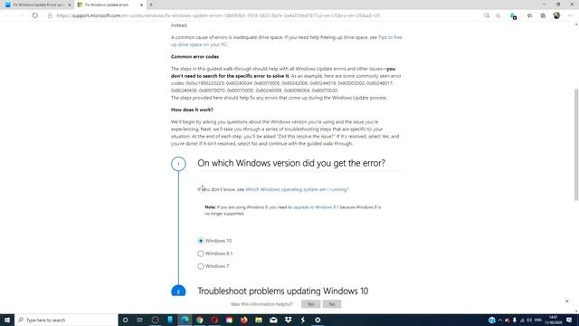 Fix Windows Update Errors using Microsoft’s online troubleshooter смотреть онлайн