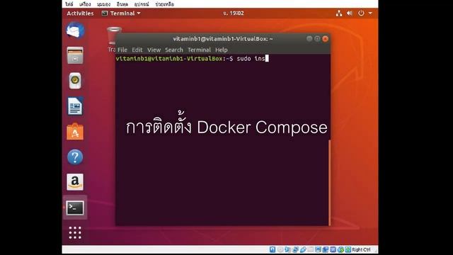 วิธีการติดตั้ง Docker และ Docker Compose บน linux ซับไทย смотреть онлайн