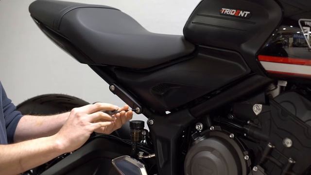 Trident 660 Pillion Delete Block Off Kit - Brogue Motorcycles смотреть онлайн