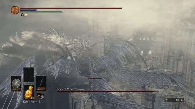 Dark Souls 3 - King of the Storm vs Ancient Wyvern смотреть онлайн