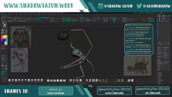 ZBRUSH| 1st Stream 2019! - Anurognathus
