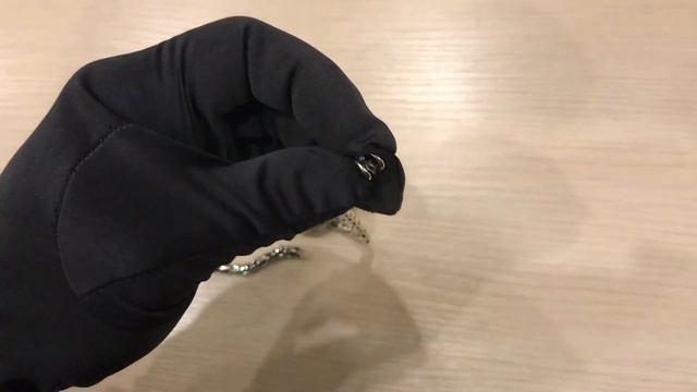 арт. А0023 Серебряная цепь лисий хвост, кардинал 65 см смотреть онлайн