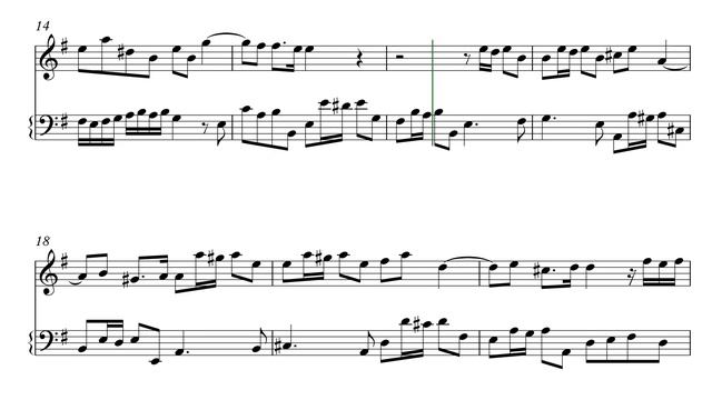 Pepusch - Sonata 3 (2. Allegro) (76 bpm) смотреть онлайн