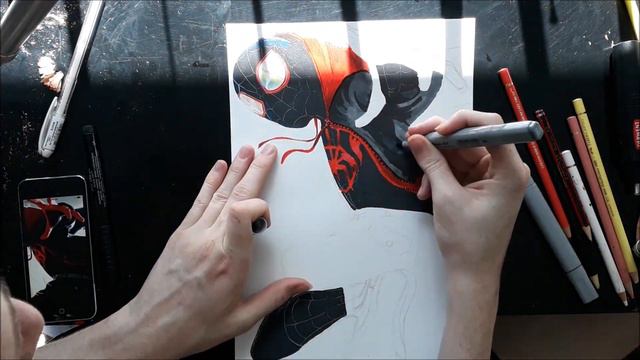 Drawing Miles Morales - Spider-Man: Into The Spider-Verse смотреть онлайн