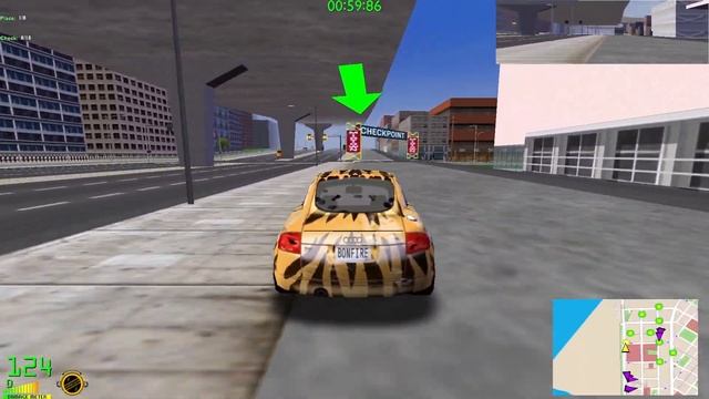 Midtown Madness 2 - SOMA Insanity - Golden Gate Racepack Checkpoint[Amateur] смотреть онлайн