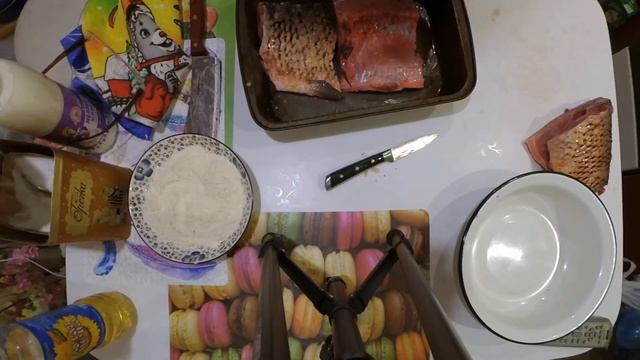 Рецепт - карп в сметане . смотреть онлайн