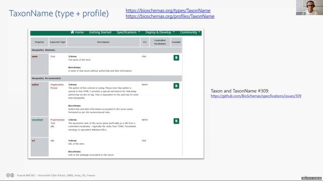 Markup biodiversity websites with Bioschemas/schema.org - Franck Michel смотреть онлайн