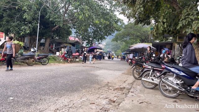Harvest taro and vegetables to sell at the market | Anh Bushcraft. EP.75 смотреть онлайн