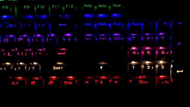 Gamdias Hermes M1 Mechanical Keyboard | Color Breathing mode смотреть онлайн