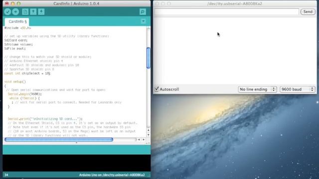 Using SD Cards with Arduino (Seeed Studio SD Card Shield) смотреть онлайн