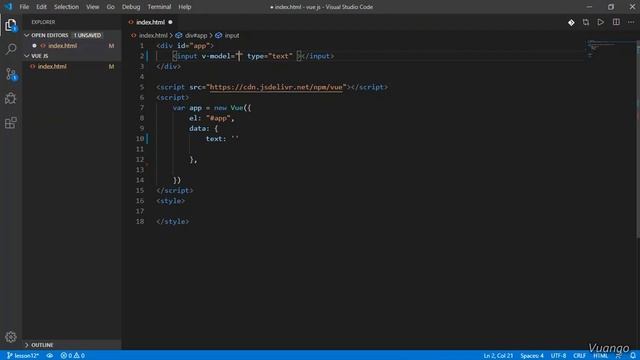تعلم Vue js ببساطة - v-model - الدرس الثاني عشر смотреть онлайн
