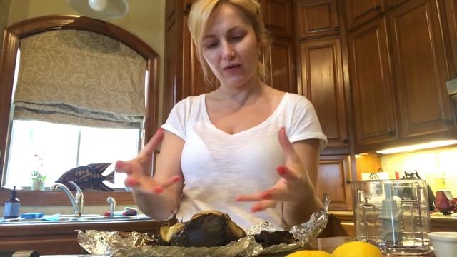 ? Как приготовить Мутабаль ( Блюдо из баклажан,просто ) смотреть онлайн