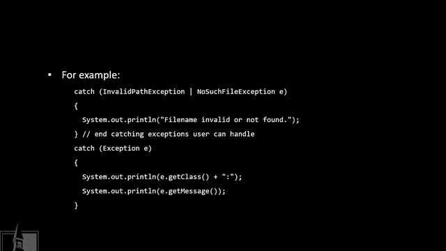 Chap 15 3 Handling Multiple Exceptions смотреть онлайн