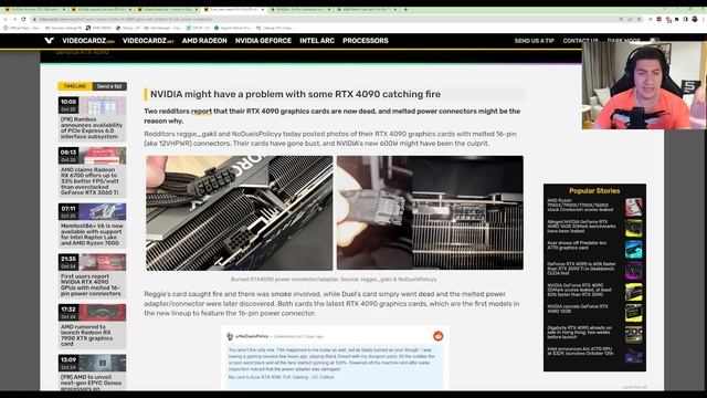 ПРОБЛЕМНИЯТ КАБЕЛ 12VHPWR ПРИ NVIDIA RTX 40-ТА СЕРИЯ смотреть онлайн