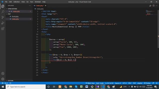 Multidimensional Array and Array Sorting | PHP coding (Bangla Tutorial) смотреть онлайн
