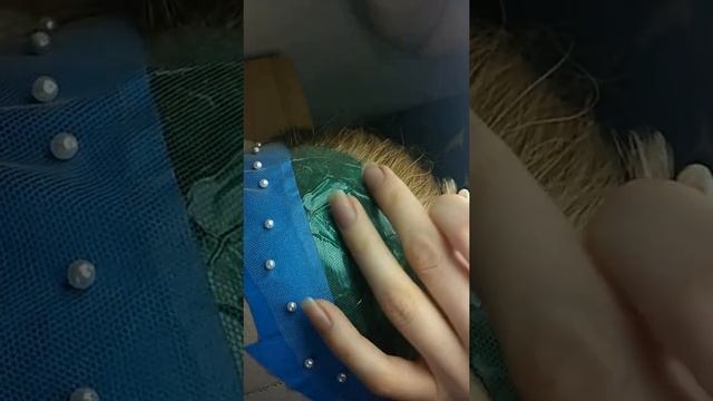 Плетение парика из натуральных волос смотреть онлайн