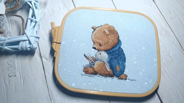 "Почитай мне, друг" / Готовая работа по схеме Анастасии Кравцовой/ Вышивка крестом смотреть онлайн