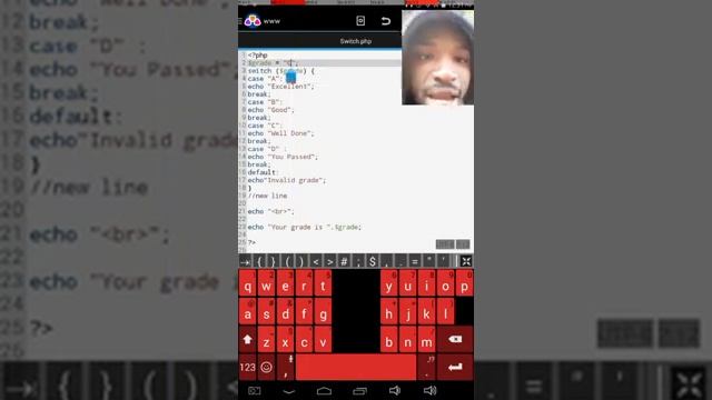 php switch statement смотреть онлайн