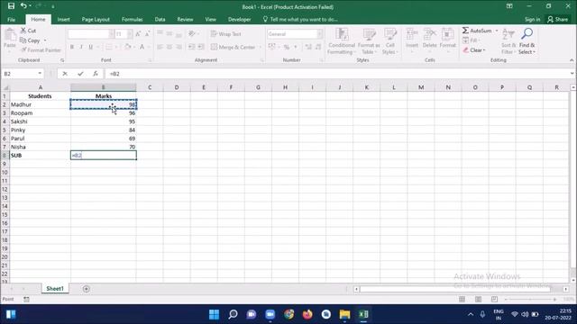 How To Perform Addition, Subtraction, and Average in MS- Excel | Basic Calculations | Ms-Excel Part смотреть онлайн