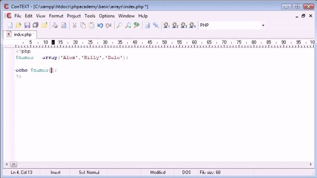 PHP Basics Arrays смотреть онлайн
