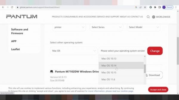 Pantum M7102DW Driver Download and Setup Windows 11 Windows 10,Mac 13, Mac 12, Mac 11