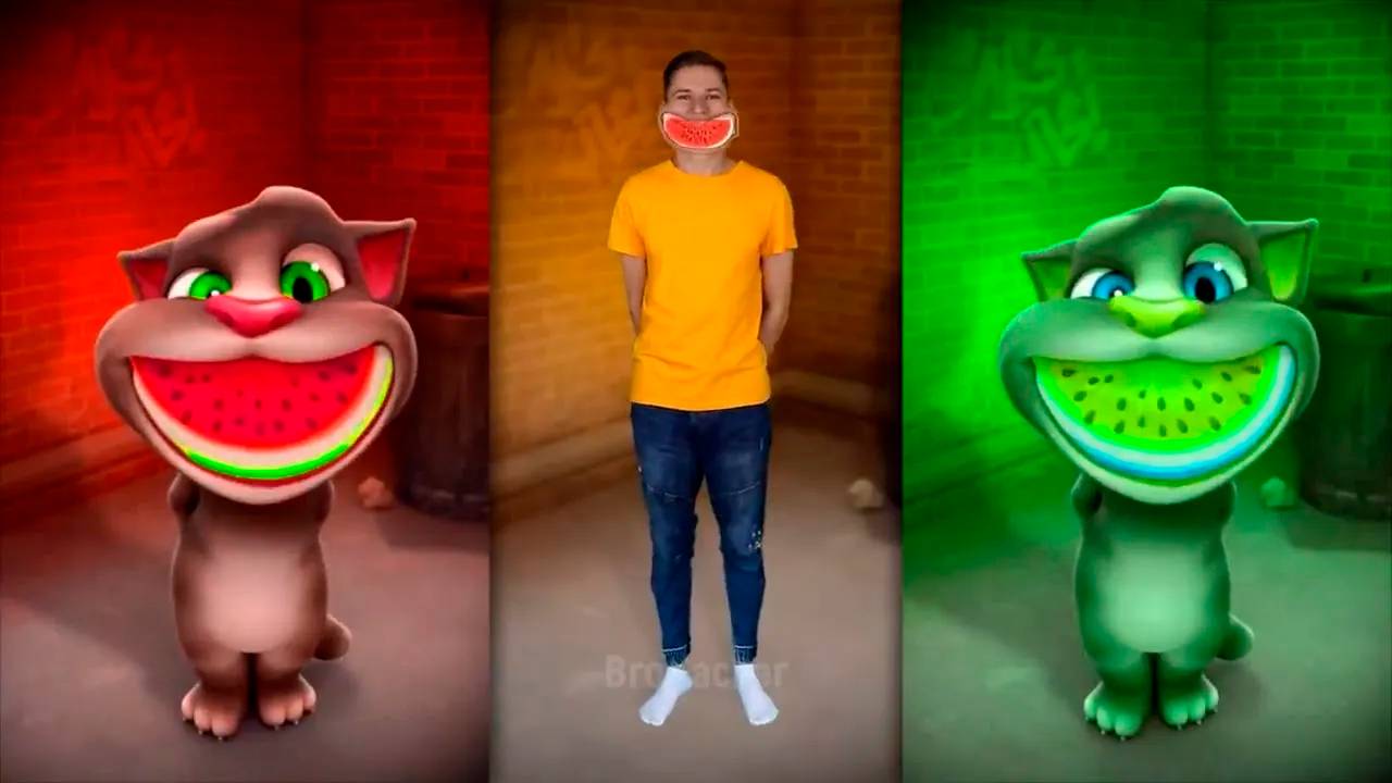 Повторяем за Говорящим Котом Томом - Говорящий Кот Том и Я смотреть онлайн